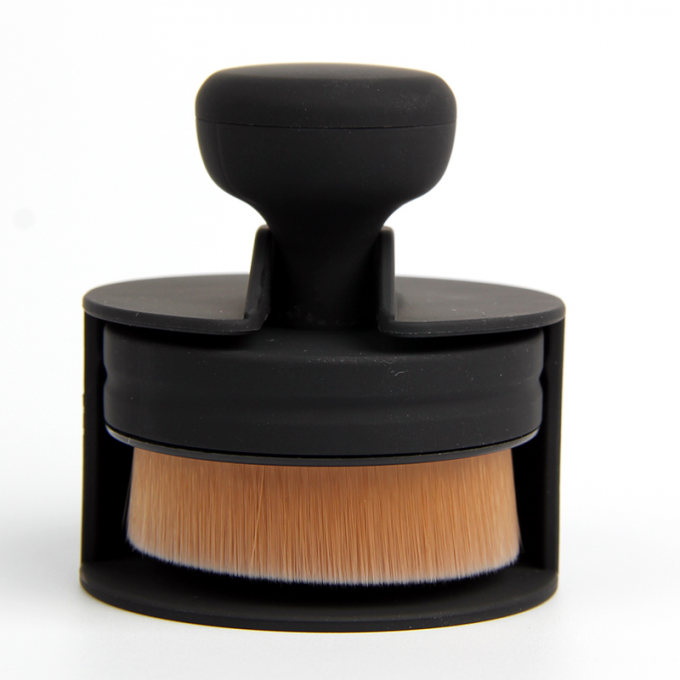 OEM Kabuki Makeup Brush Black High Density Bristles Liquid Foundation(图1) OEM Kabuki Makeup Brush Black High Density Bristles Liquid Foundation(图1)
