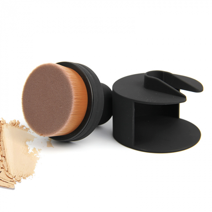 OEM Kabuki Makeup Brush Black High Density Bristles Liquid Foundation(图2) OEM Kabuki Makeup Brush Black High Density Bristles Liquid Foundation(图2)