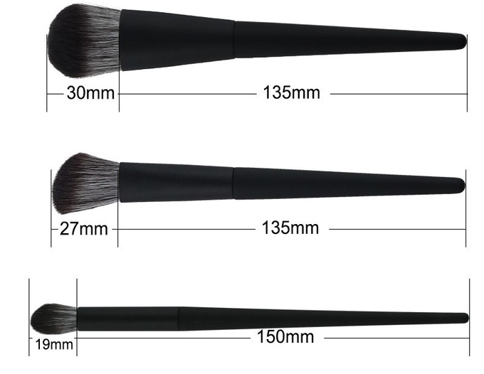 10pcs Premium Cosmetic Makeup Brush Set Cruelty Free Microcrystalline Hair Rubber Oil Processing(图4) 10pcs Premium Cosmetic Makeup Brush Set Cruelty Free Microcrystalline Hair Rubber Oil Processing(图4)