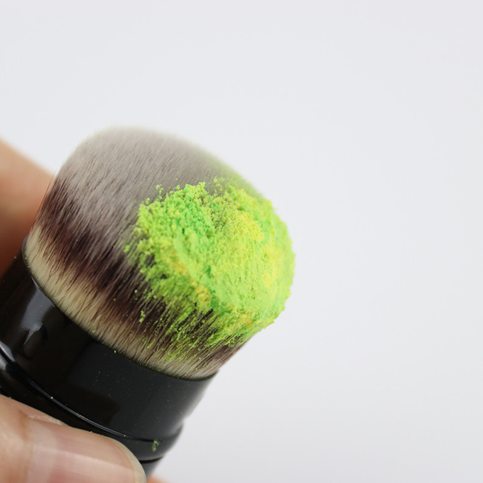 Powder Retractable Makeup Brush Aluminum Handle skin friendly(图4) Powder Retractable Makeup Brush Aluminum Handle skin friendly(图4)