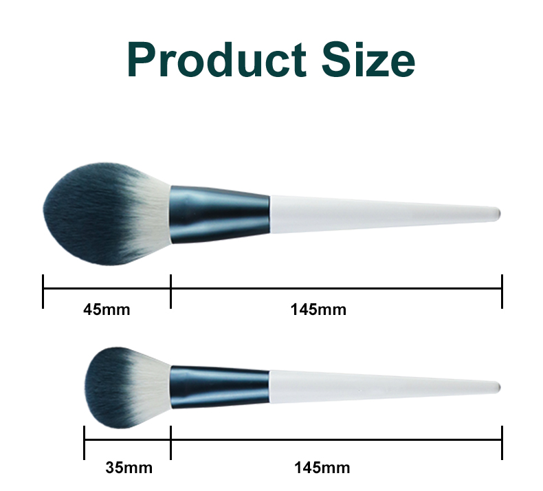 Charming Beauty Makeup Brush Blue Vegan Blending Brush With Cotton Bag(图1) 详情页_04.jpg