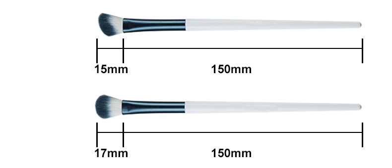 Charming Beauty Makeup Brush Blue Vegan Blending Brush With Cotton Bag(图3) 详情页_06.jpg